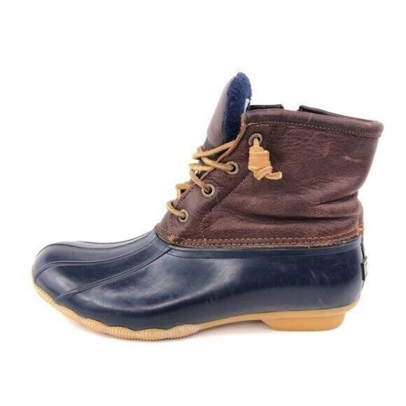 Sperry Saltwater Rain Duck Boots 7.5 - Picture 1 of 12